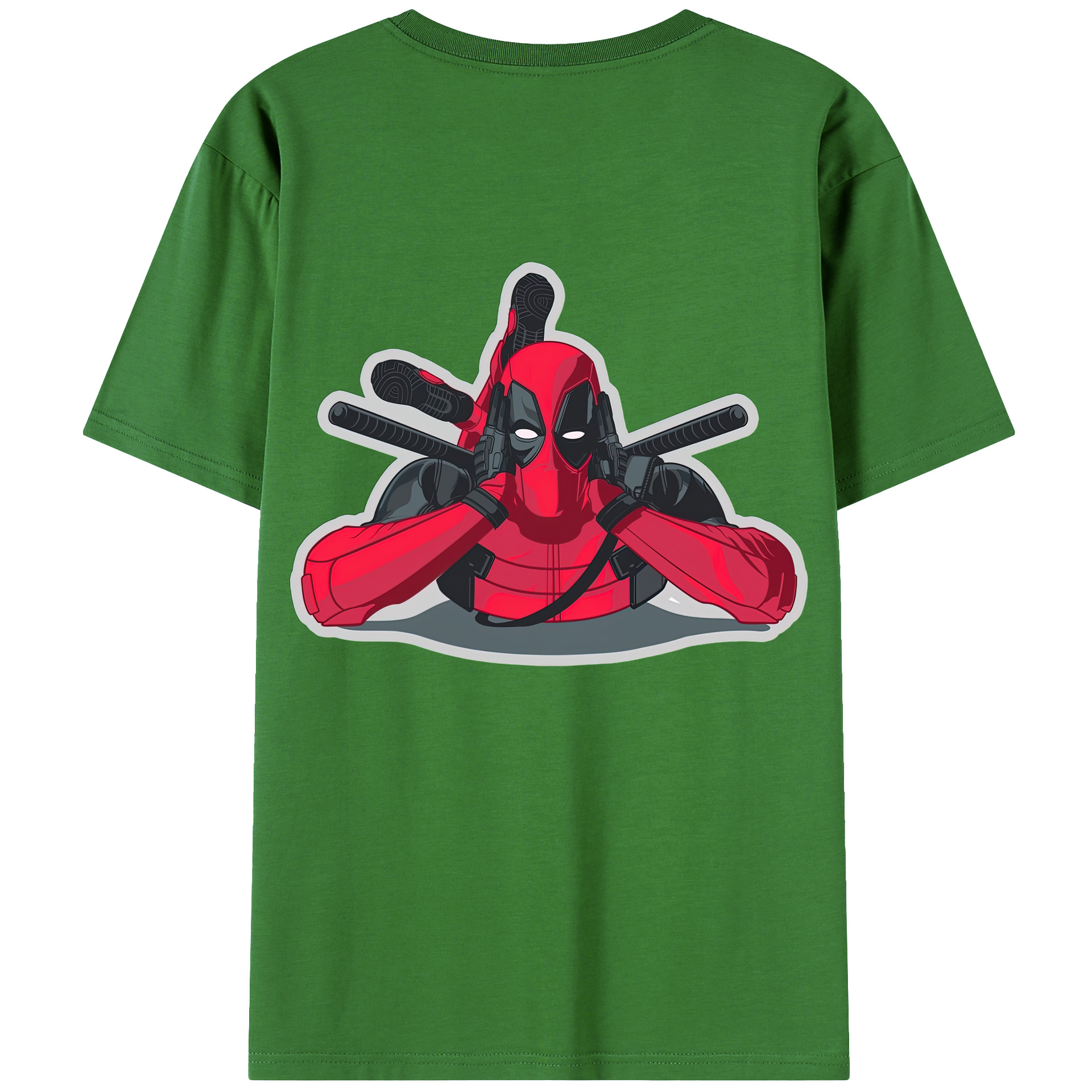 （画像用） Deadpool デッドプール レディース半袖Tシャツ(バックプリント)